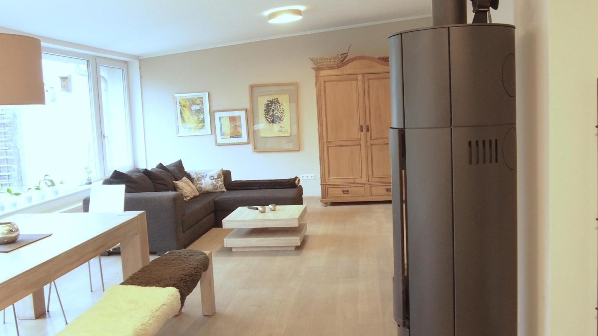 Wohnung Mit Sauna, Garten & Schwimmteich Bietigheim-Bissingen Bagian luar foto